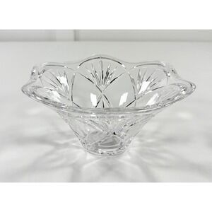 Marquis by Waterford Honour Crystal 8.5" Scalloped Edge Centerpiece Fruit Bowl